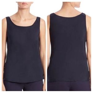 NWT Lafayette 148 Charmeuse Silk Bias Tank sz 12